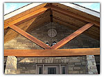 Porch Ceiling and Beam